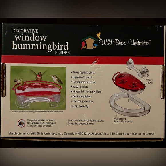 Window hummingbird feeder and instant nectar mix - Picture 5 of 7